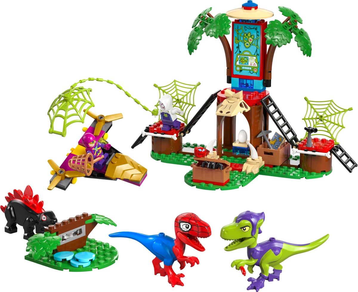 Marvel: Spidey and Gobby’s Raptor Battle at Tree House HQ