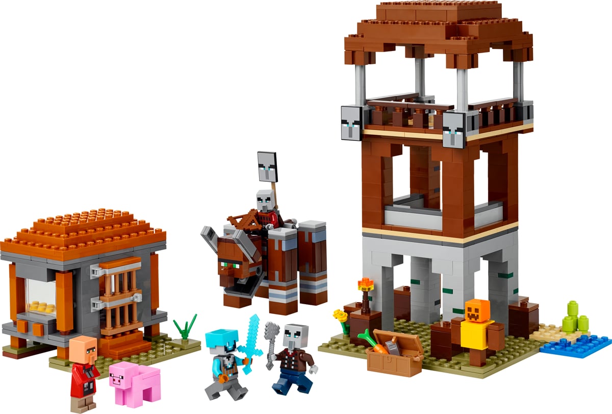 Minecraft : l’avant-poste des pillards et le Ravageur