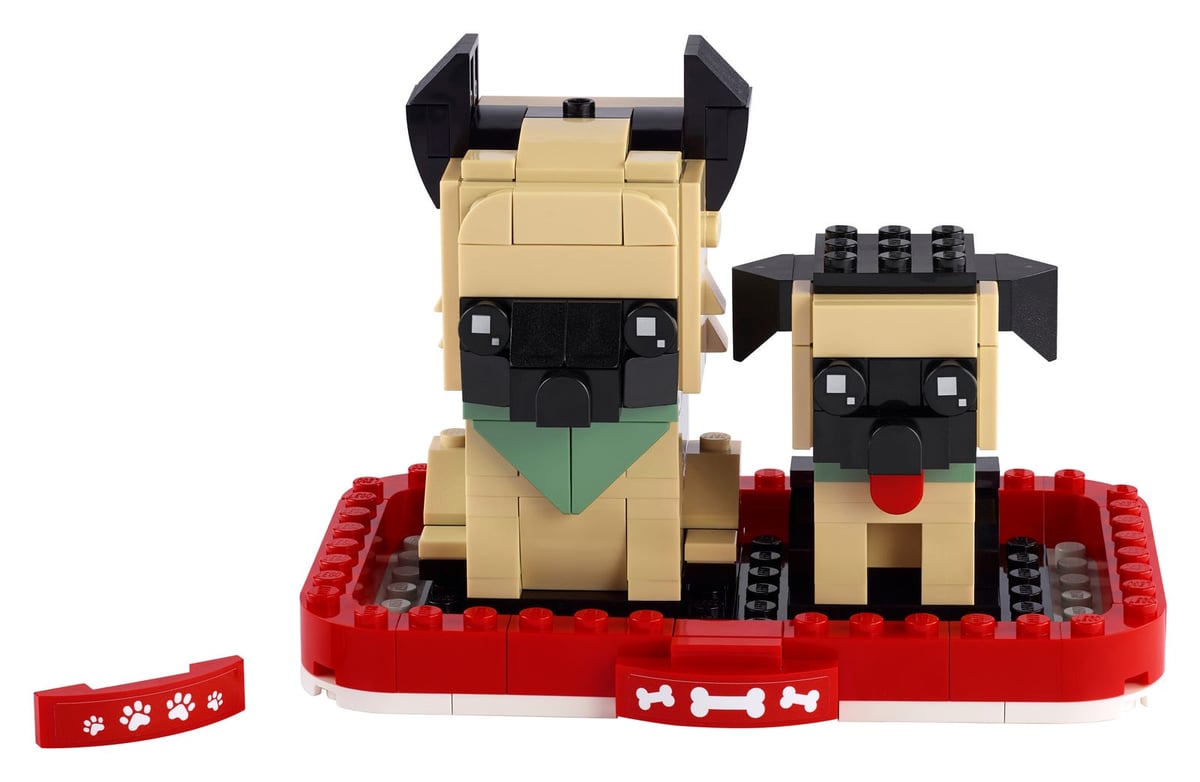 BrickHeadz : berger allemand et chiot