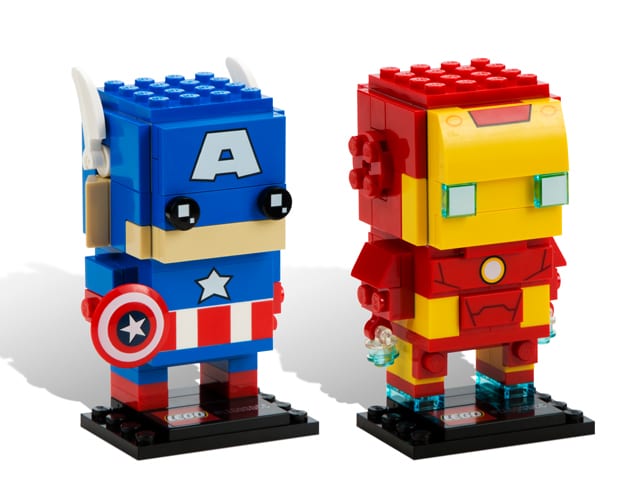 BrickHeadz: Iron Man & Captain America