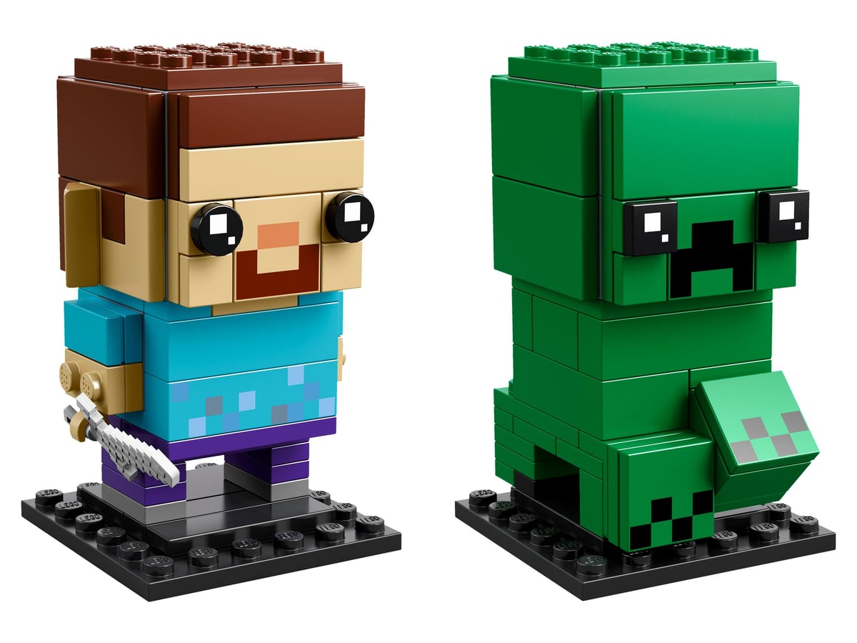 BrickHeadz Minecraft : Steve et Creeper