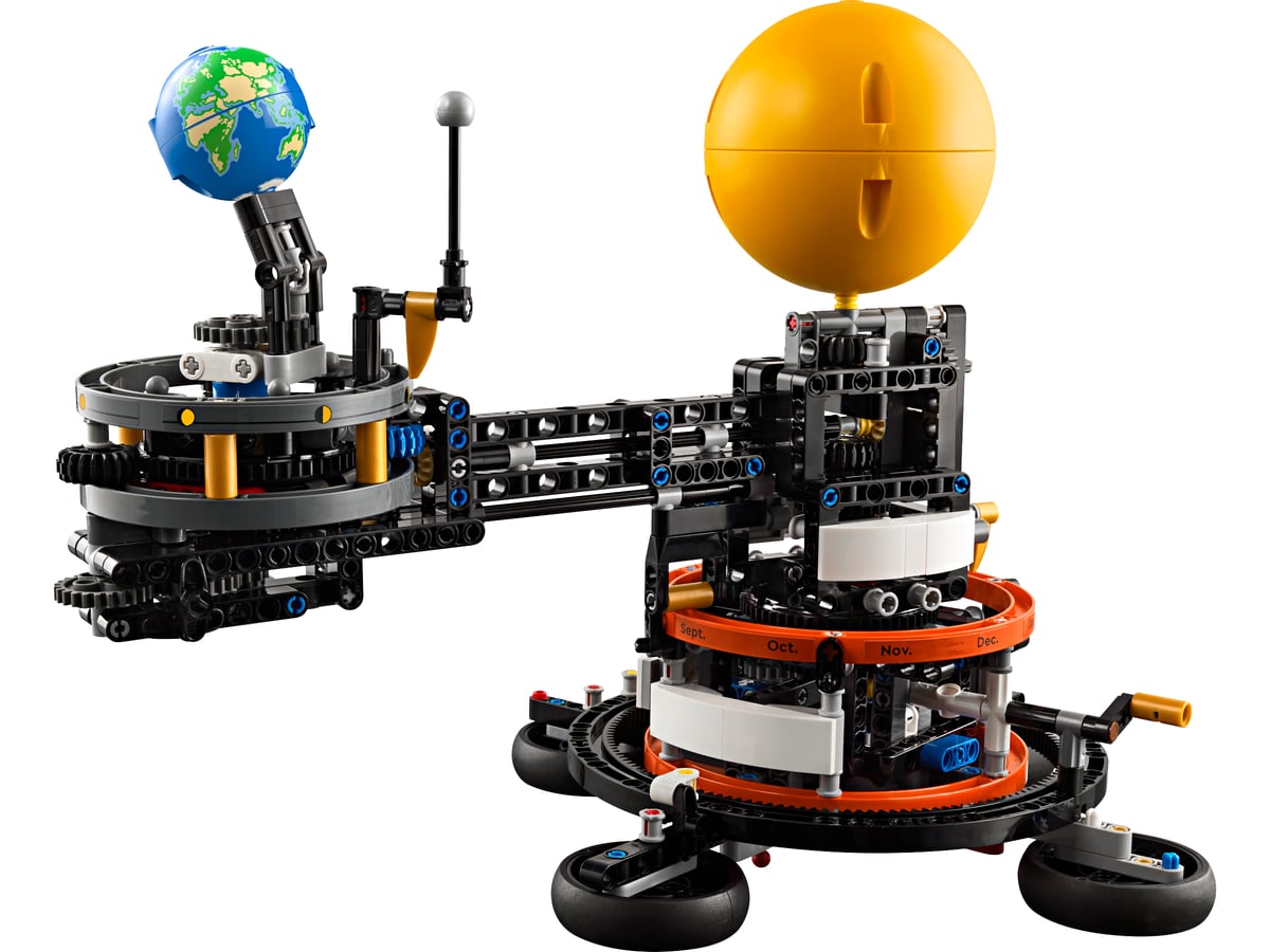 Technic : la Terre et la Lune en orbite