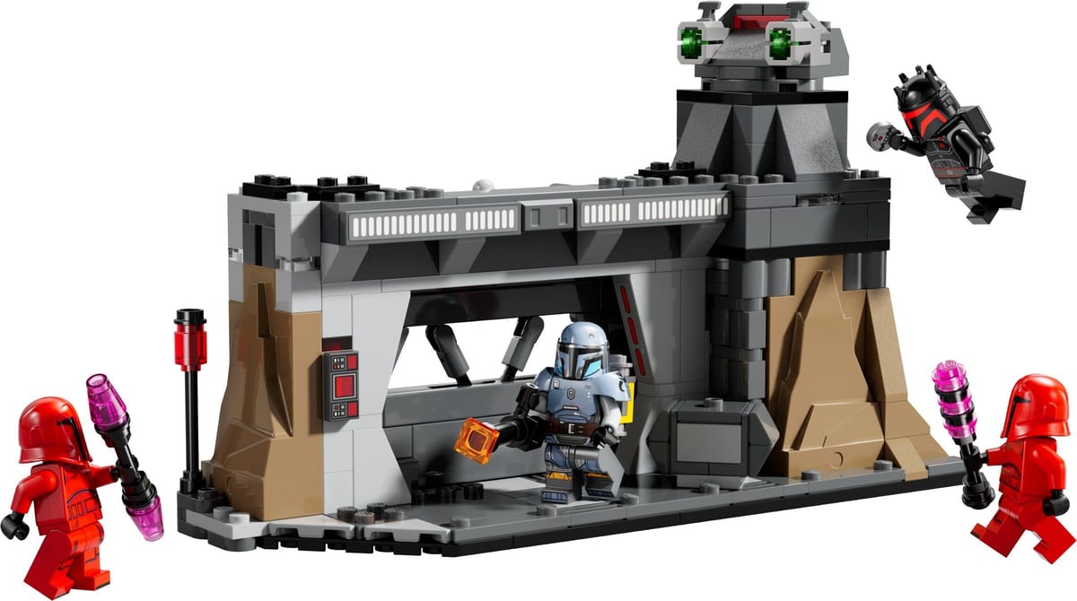 Star Wars: Paz Vizsla and Moff Gideon Battle