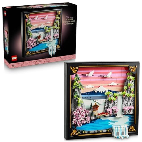 LEGO Art: Japanese Cherry Blossom Landscape