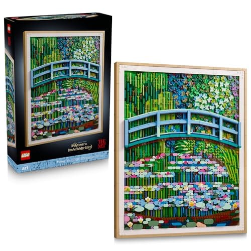 LEGO Art: Claude Monet, Bridge over a Pond of Water Lilies