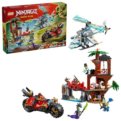 Ninjago : la bataille de la cabane et du véhicule ninja