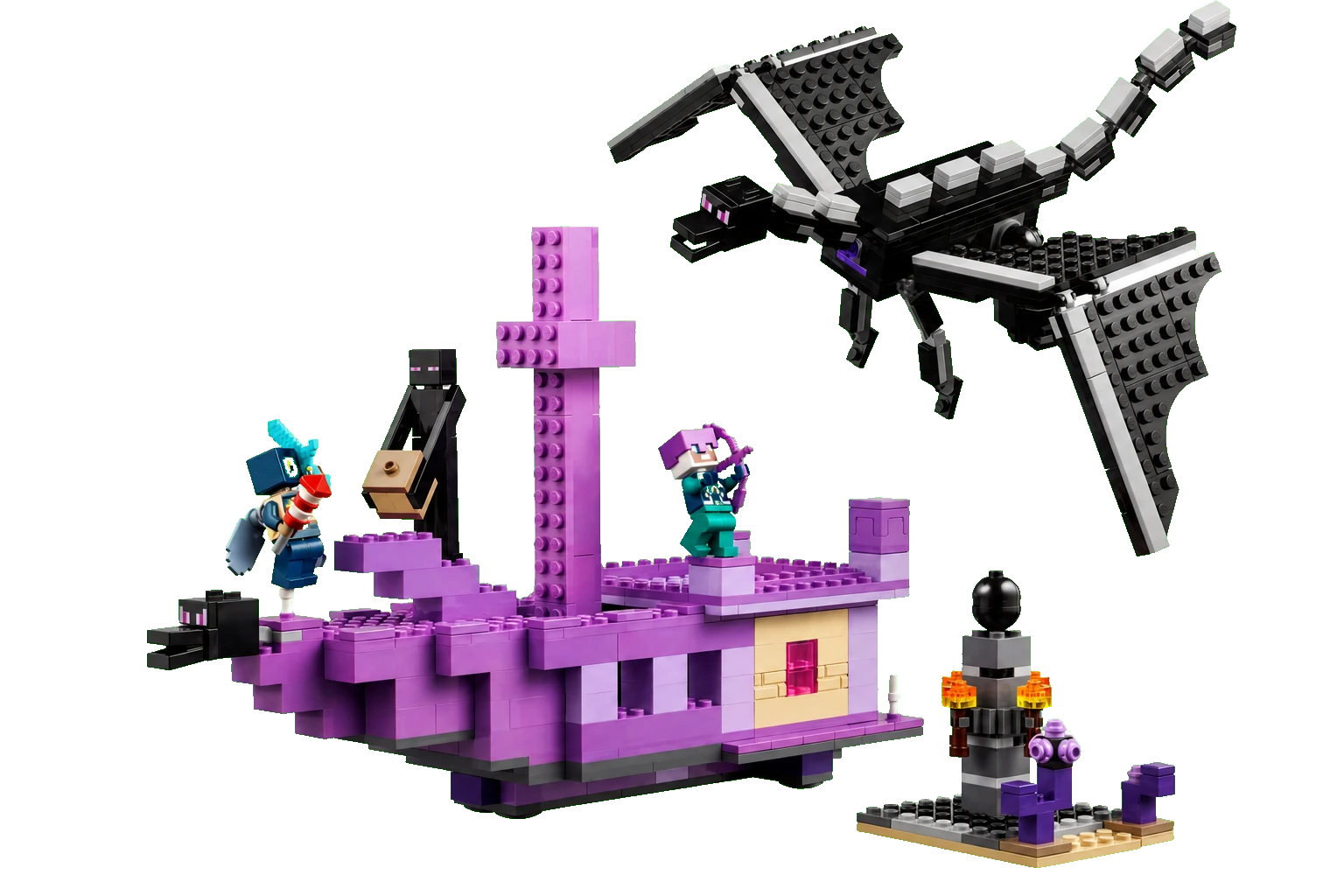 Minecraft: The Ender Dragon and End Ship