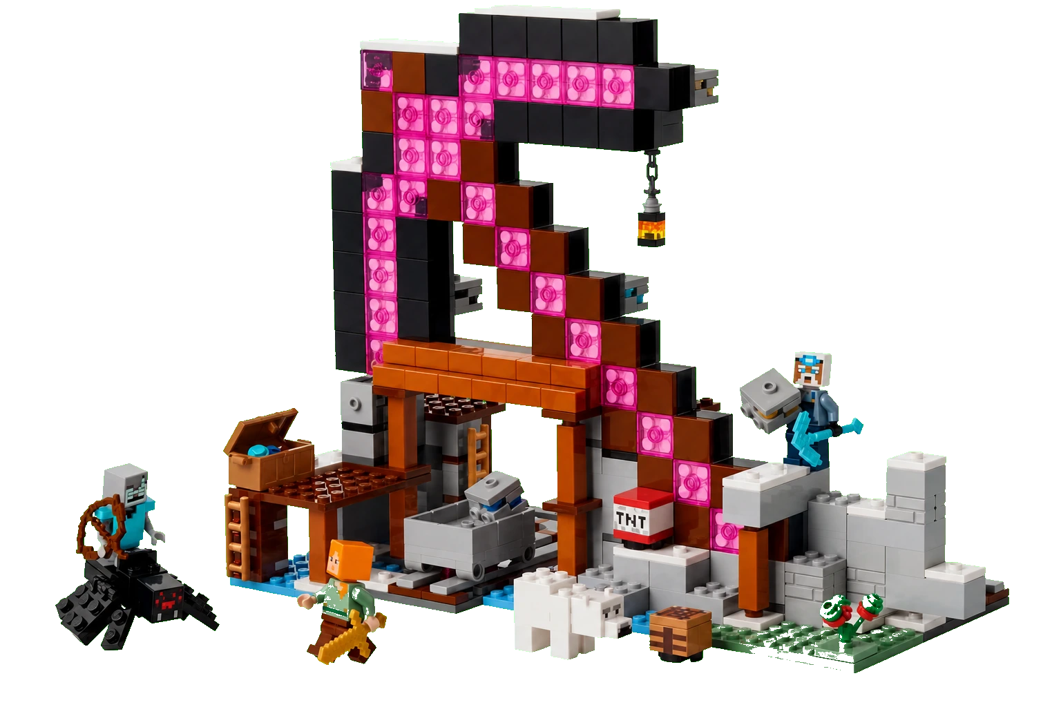 Minecraft : la mine à la pioche