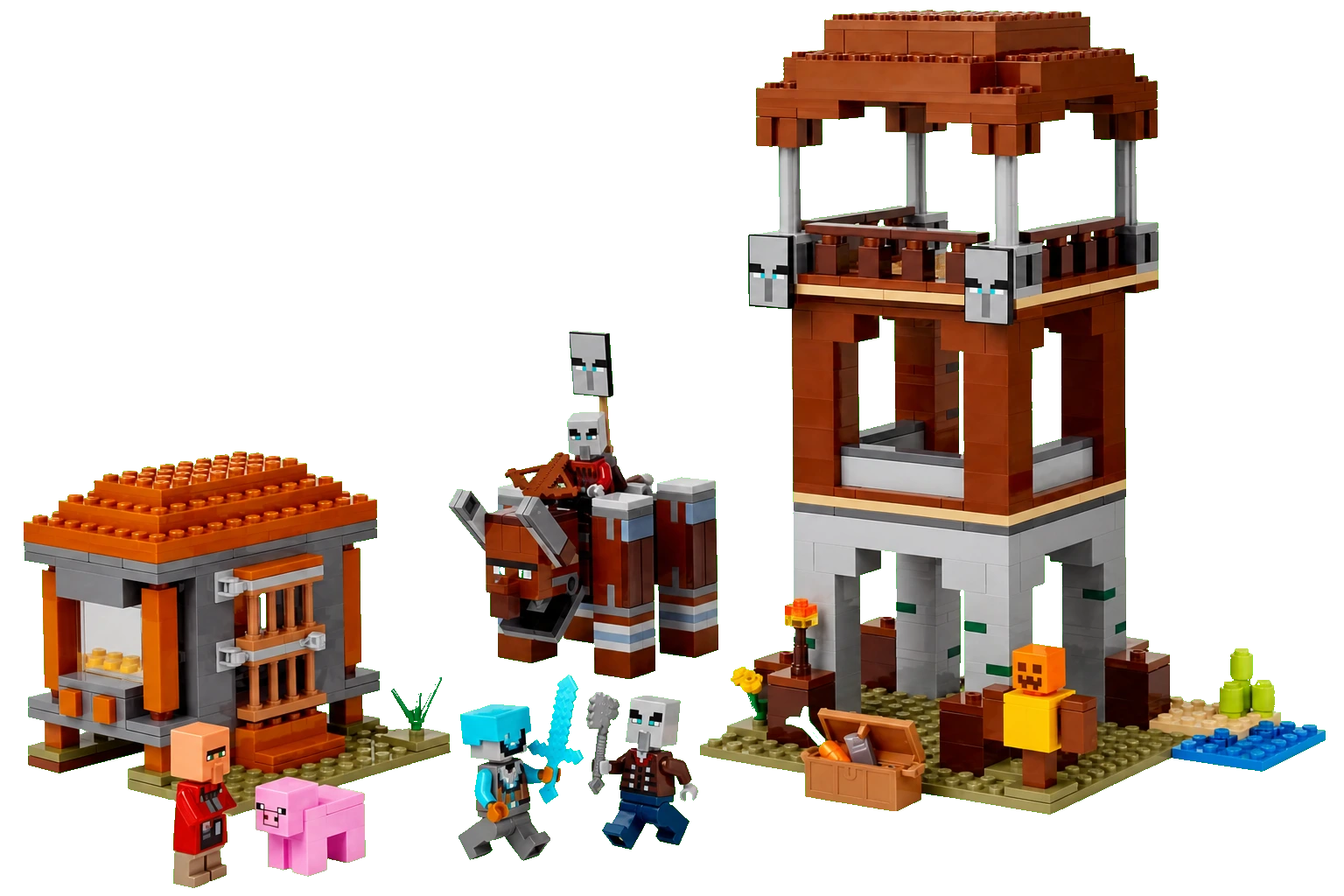 Minecraft : l’avant-poste des pillards et le Ravageur