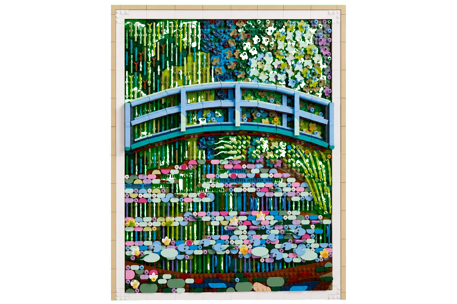 LEGO Art: Claude Monet, Bridge over a Pond of Water Lilies