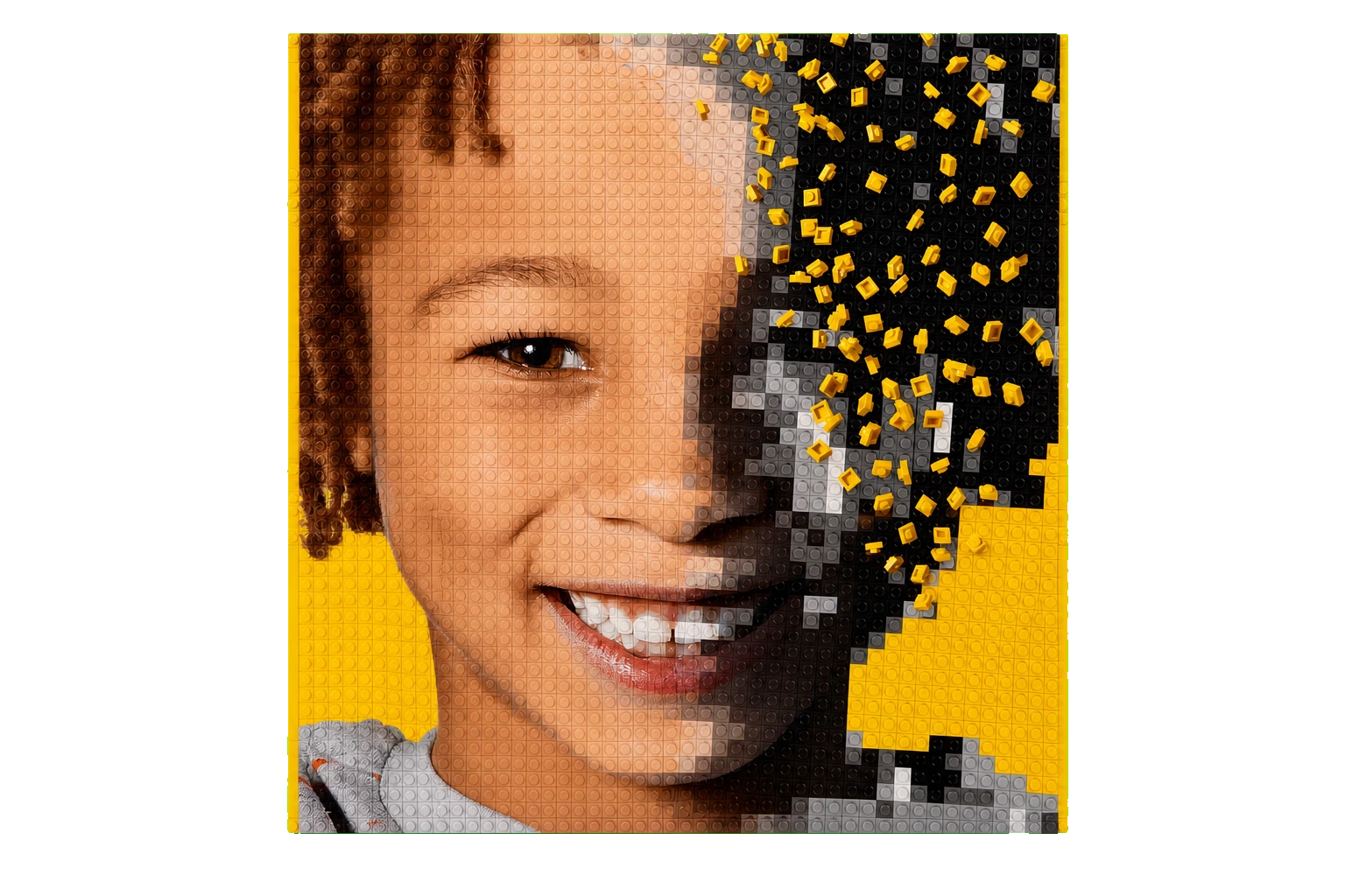 Le portrait en mosaïque personnalisé