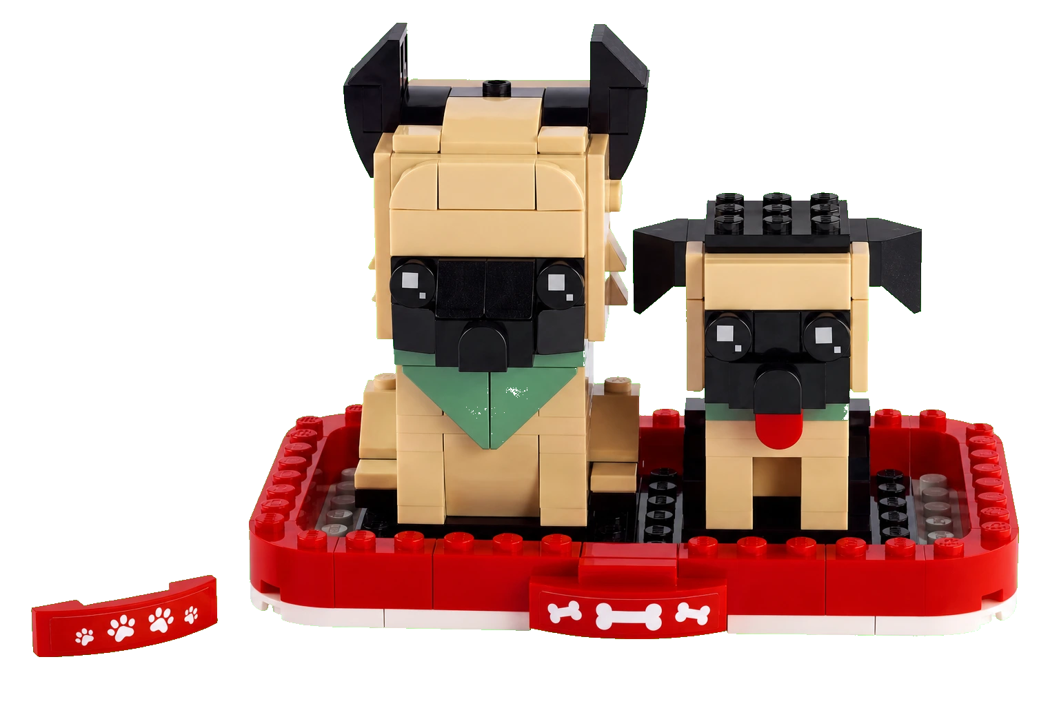 BrickHeadz : berger allemand et chiot