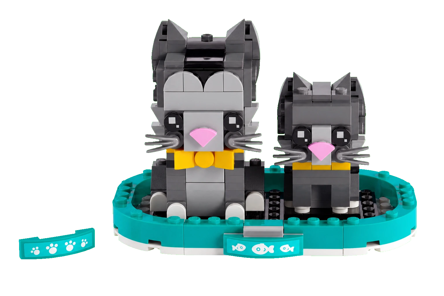 BrickHeadz : chat et chaton à poil court