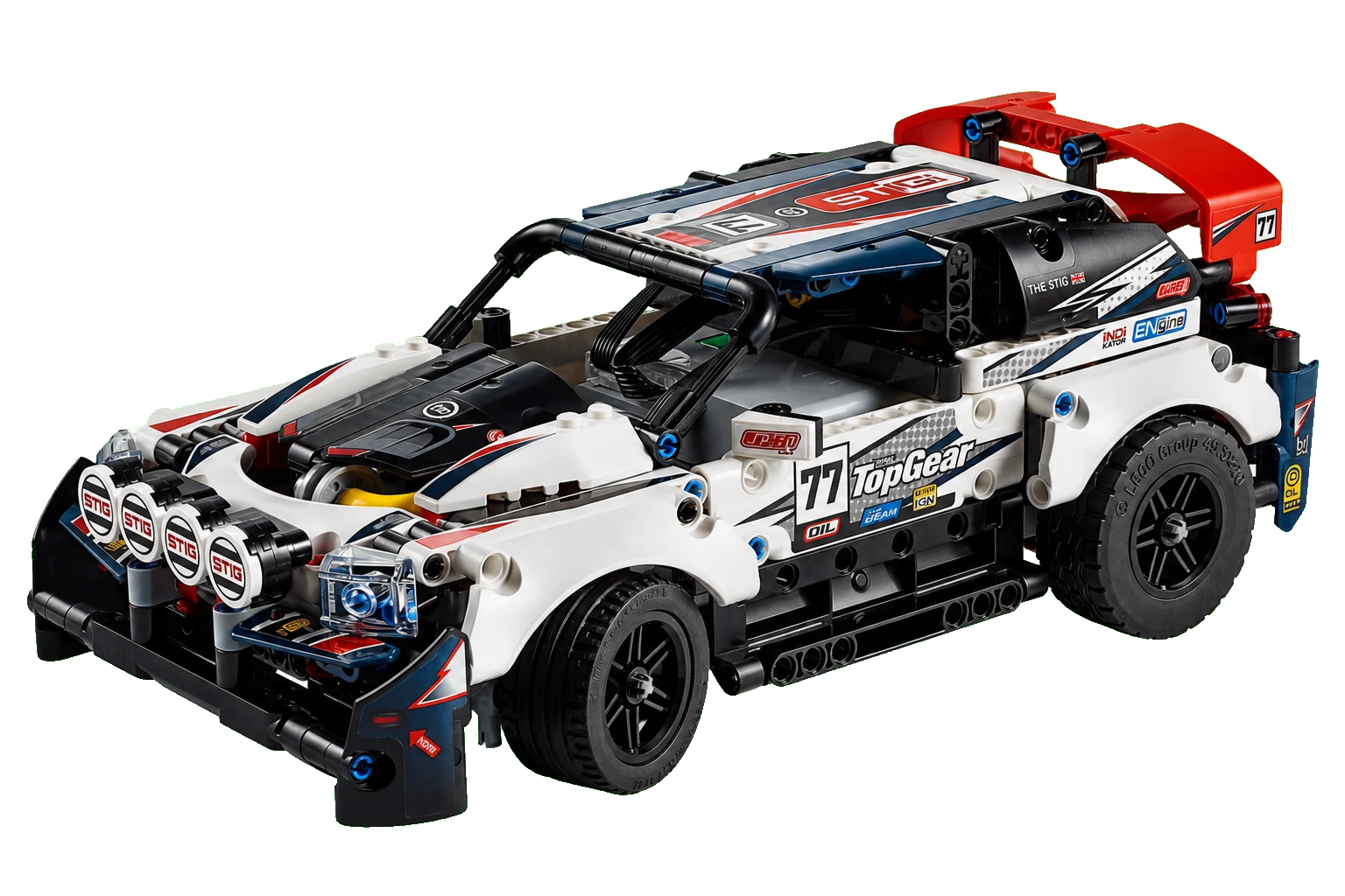 Technic : la voiture de rallye Top Gear pilotée par appli