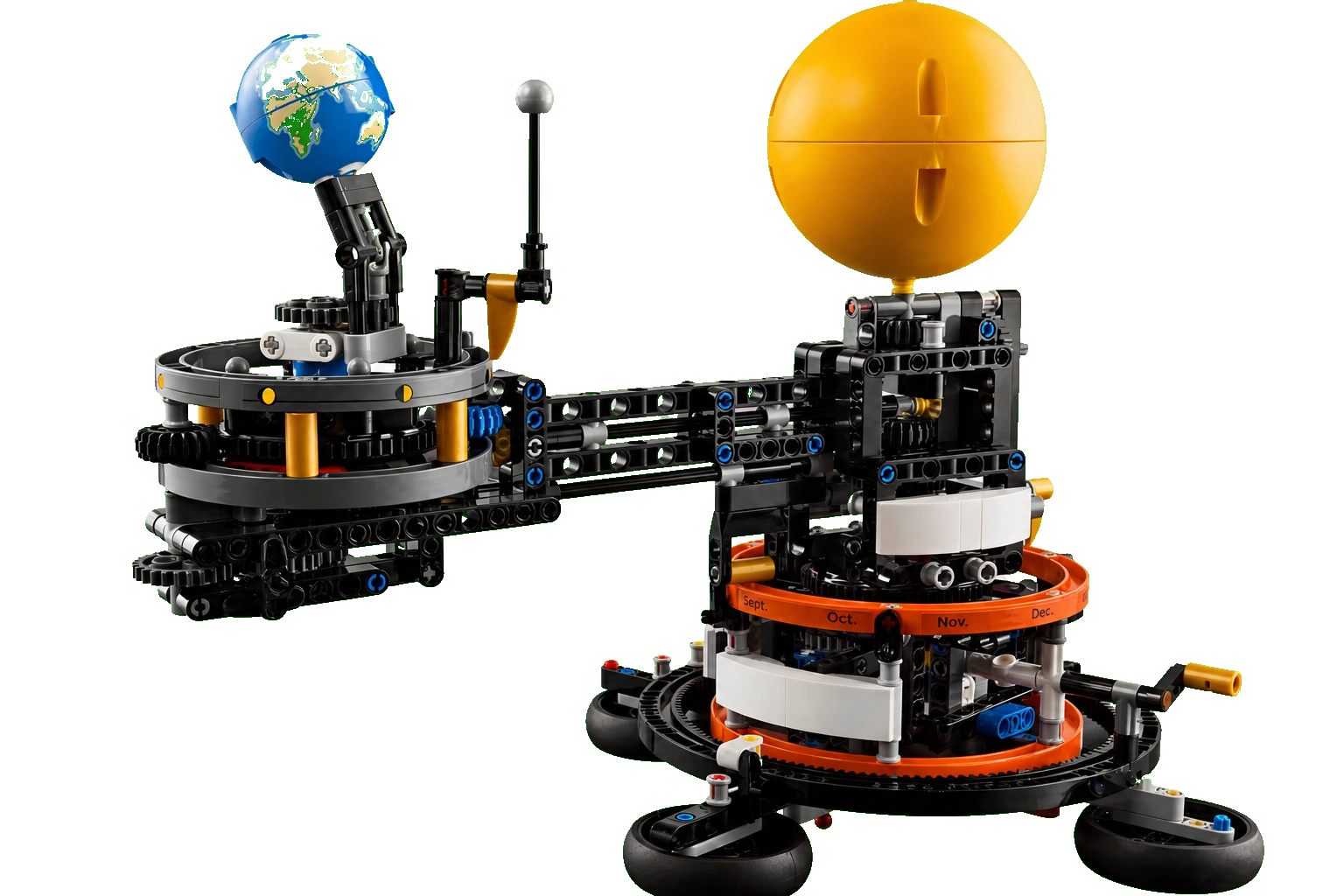 Technic : la Terre et la Lune en orbite