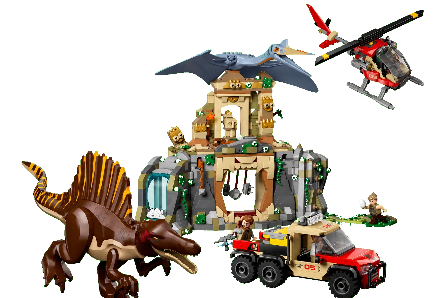 Jurassic World : mission aérienne Spinosaure et Quetzalcoatlus